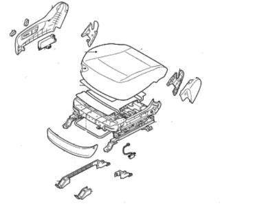 Hyundai 88106-3J410-DPB Cushion Assembly-Front Seat,Passenger