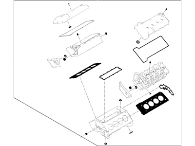 Hyundai 20920-3FU04 Gasket Kit-Engine Overhaul Upper
