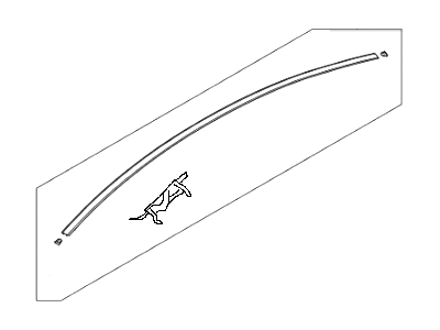 Hyundai 87230-F2000 Moulding Assembly-Roof,LH