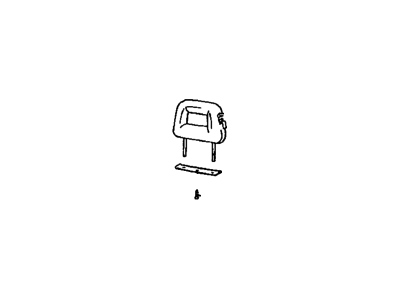 Hyundai 88700-33200-EAP Headrest Assembly-Front Seat