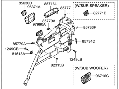 Hyundai 85730-B8010-RYN