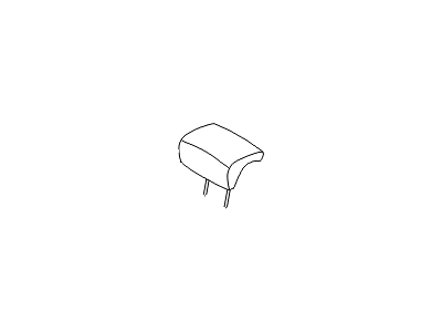Hyundai 89700-B8160-R2X Headrest Assembly-Rear Seat Center