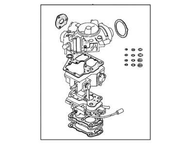 Hyundai Excel Carburetor Gasket Kit - 32176-21600