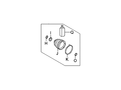 Hyundai Tucson CV Joint Boot - 49595-2S210