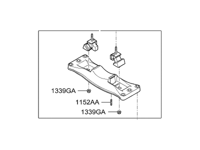 Hyundai 21830-D2450 Transaxle Mounting Bracket Assembly