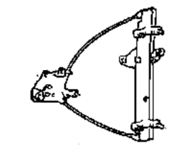 Hyundai Accent Window Regulator - 82403-22011