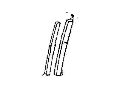 Hyundai 82560-22203 Channel Assembly-Front Door Rear,R