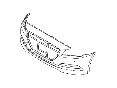 Hyundai Genesis Bumper - 86540-B1400