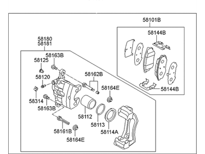 Hyundai 58130-4W100