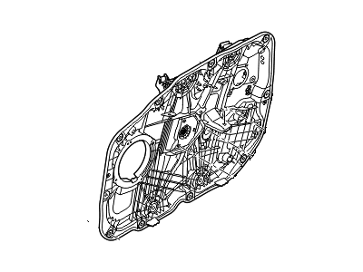 Hyundai 82471-B1000 Front Left-Hand Door Module Panel Assembly