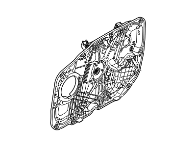 2014 Hyundai Genesis Window Regulator - 82481-B1000