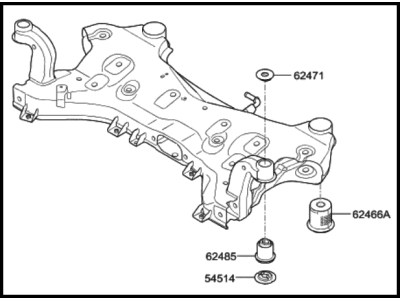 Hyundai Sonata Front Cross-Member - 62405-C2051