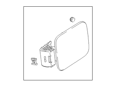 Hyundai 69510-0A000 Fuel Filler Door Assembly