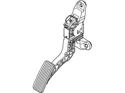 Hyundai 32700-F2110 Pedal Assembly-Accelerator