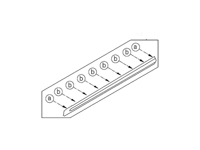 Hyundai Santa Fe Door Moldings - 87750-2B000