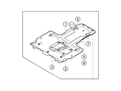 Hyundai 29140-D2200 Panel-Under Cover Rear