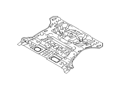 Hyundai Floor Pan - 65521-26200