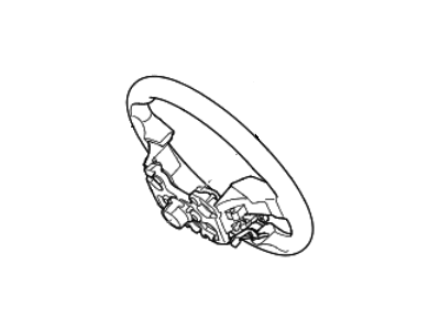 Hyundai 56120-C2800-ZTR Body-Steering Wheel