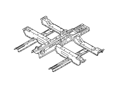 Hyundai 65130-2W500 Reinforcement Assembly-Center Floor