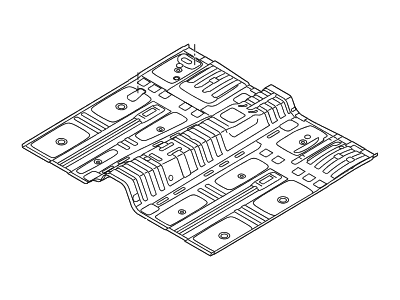 2019 Hyundai Santa Fe XL Floor Pan - 65111-2W000