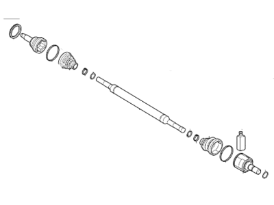 2021 Hyundai Ioniq Axle Shaft - 49501-G7150