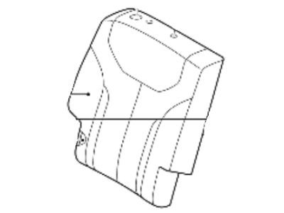 Hyundai 89460-S8370-WDL COVERING-RR SEAT BACK,RH