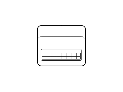 Hyundai 32450-2B851 Label-Emission Control