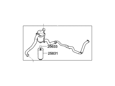 Hyundai 25830-4W000 Water Filter Assembly