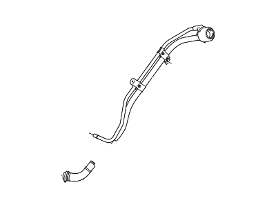 Hyundai 31030-4Z000 Filler Neck & Hose Assembly