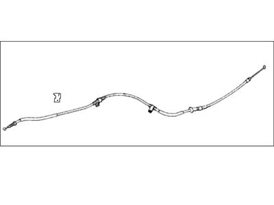 1998 Hyundai Sonata Parking Brake Cable - 59760-38305