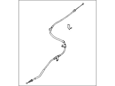 2004 Hyundai Sonata Parking Brake Cable - 59770-38305