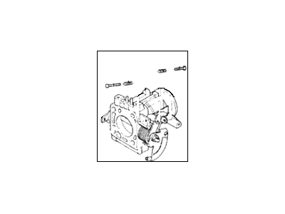 1994 Hyundai Excel Throttle Body - 35120-24000