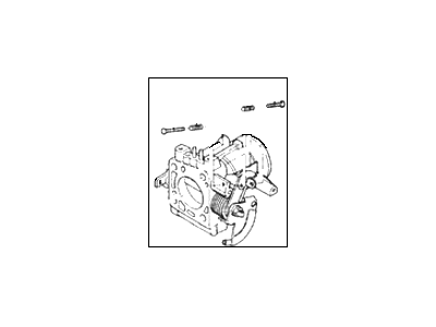 Hyundai Scoupe Throttle Body - 35120-24000