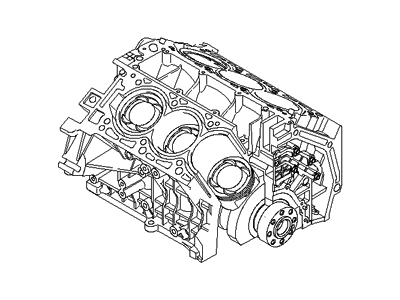 Hyundai 214G2-3CU00 Engine Assembly-Short