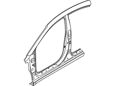 Hyundai 71110-F2A00 Panel Assembly-Pillar Outer,LH