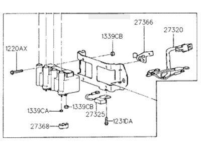 Hyundai 27301-22050 Coil Assembly-Ignition