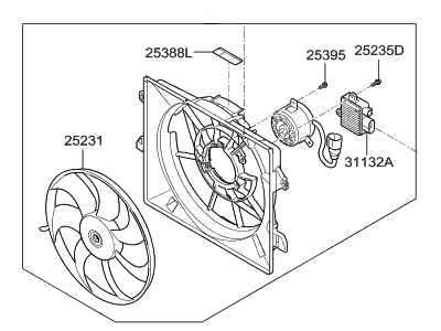 Hyundai 25380-1R600 Blower Assembly