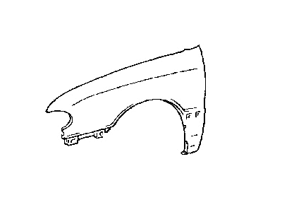 1995 Hyundai Elantra Fender - 66311-28220