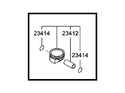 2021 Hyundai Elantra Piston - 23041-2J800