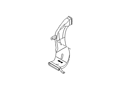 Hyundai 97370-A5000 Duct-Rear Heating,RH