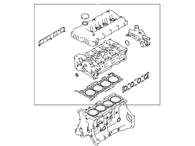 Hyundai 20920-2CD00 Gasket Kit-Engine Overhaul Upper