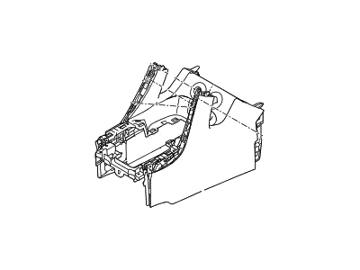 Hyundai Santa Fe Center Console Base - 84611-2W300-NBC