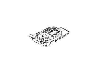 Hyundai 84651-B8HA0-U4X Cover-Console Upper