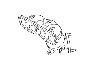 Hyundai 28510-2EHA0 Exhaust Manifold Catalytic Assembly