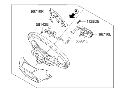 2015 Hyundai Tucson Steering Wheel - 56110-2S600-9P