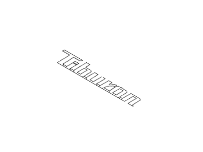 Hyundai 86310-2C710 Tiburon Emblem