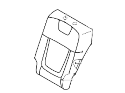 Hyundai 89360-N9010-KIE Covering-RR Seat Back, Lh