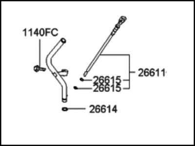 Hyundai Santa Fe Dipstick - 26610-39650