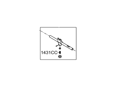 Hyundai 43810-23100 Rail Sub Assembly-Shift(1&2)