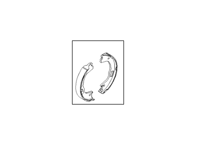 Hyundai Azera Parking Brake Shoe - 58305-3QA00